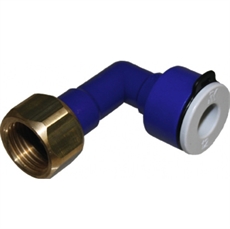 Liitinosa mutterilla UniQuick, 90 asteen kulma